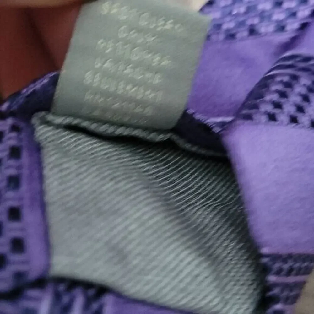 Ike Behar Two-tone Purple Striped Men's 100% Silk Classic Necktie NEW